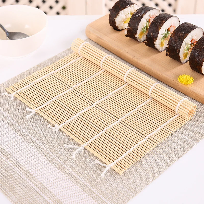 Sushi Making Kit - 붙지 않는 대나무 스시 롤링 매트,