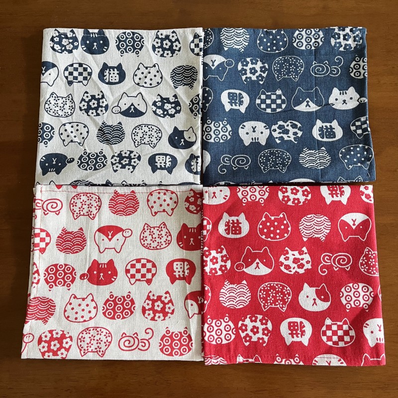 Furoshiki - 핸드 타월 다양한 사이즈 일본 손수건