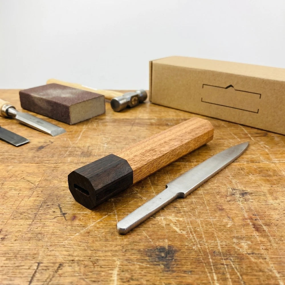 원목 팔각형 손잡이 블랭크, 광택 처리된 원목 손잡이  - Japanese Knife 리뷰 및 가격