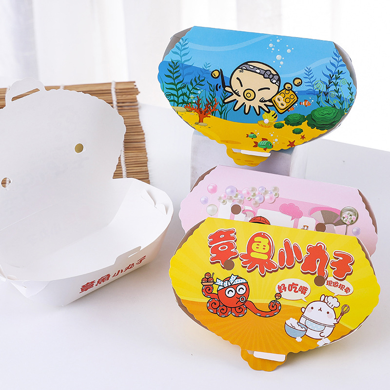 100개 일회용 만화 문어볼 포장 상자 일본 길거리 음 - Japanese Snacks 리뷰 및 가격