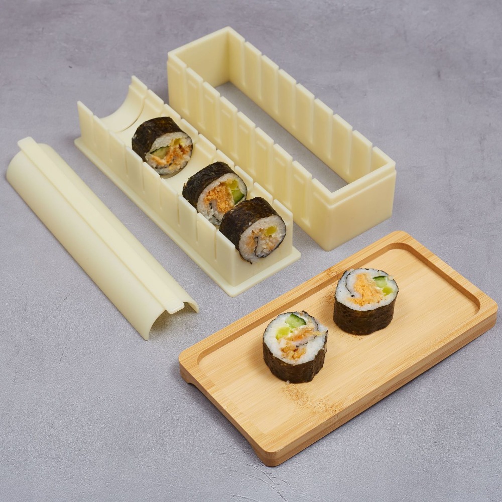 3개/세트 플라스틱 스시 메이커 장비 키트 원형 사각형 - Sushi Making Kit 리뷰 및 가격