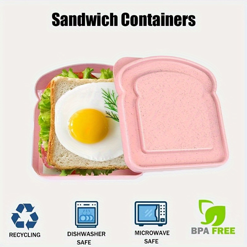 1pc 도시락 상자, 샌드위치 용기, 도시락 상자용 플 - Bento Box 리뷰 및 가격