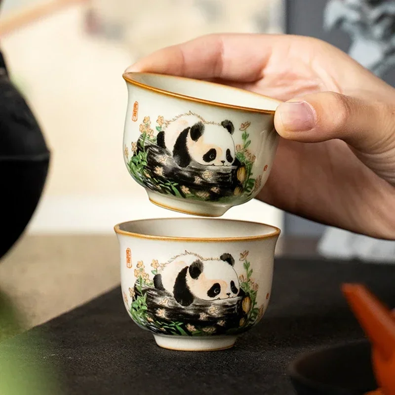 1 Pc 중국 전통 Ru 가마 세라믹 티 컵 손으로 그 - Japanese Tea 리뷰 및 가격