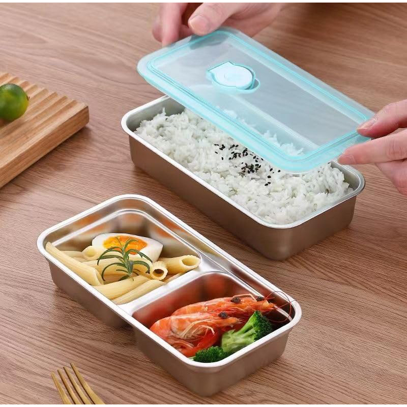 휴대용 스테인레스 스틸 신선 유지 상자 식품 용기 다기 - Bento Box 리뷰 및 가격