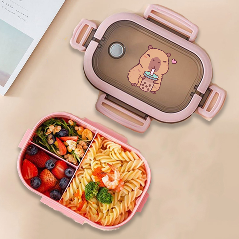 Capybara 도시락 상자 애니메이션 동물 인쇄 식품 - Bento Box 리뷰 및 가격