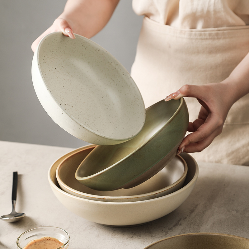 일본 세라믹 그릇 세트 1개, 창의적인 레트로 스타일  - Japanese Pottery 리뷰 및 가격