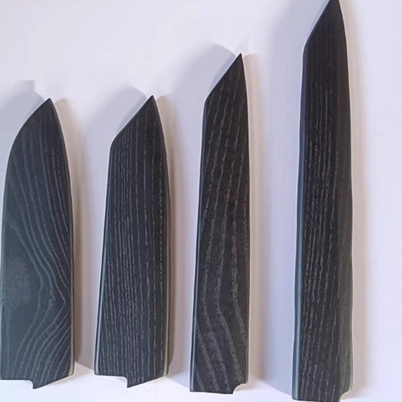 검은색 옻칠 처리된 물푸레나무 사야 나이프 쉬스 나무  - Japanese Knife 리뷰 및 가격