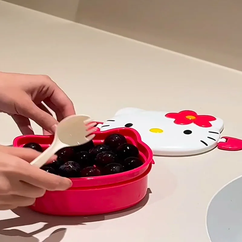 귀여운 헬로 키티 모양의 도시락 상자 휴대용 만화 도시 - Japanese Snacks 리뷰 및 가격