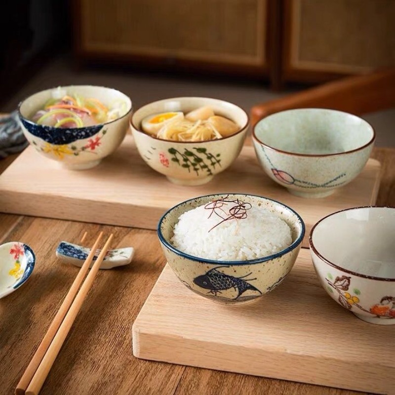 5인치 일본식 세라믹 밥그릇 두꺼운 내열성 높은 받침  - Japanese Pottery 리뷰 및 가격