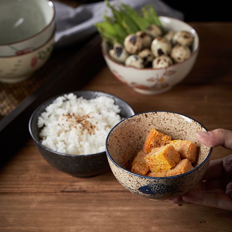 5인치 일본식 세라믹 밥그릇 두꺼운 내열성 높은 받침  - Japanese Pottery 리뷰 및 가격